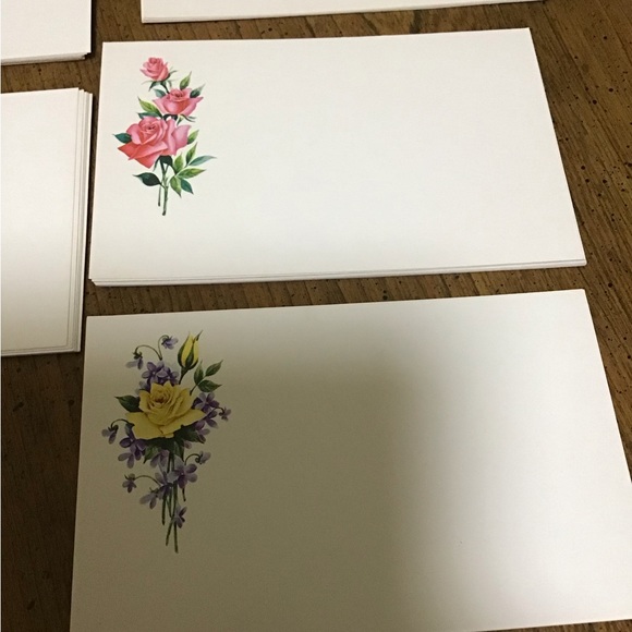 POST A NOTE 4 flower design post cards … boxed … vintage … about 30 post cards - Picture 11 of 16